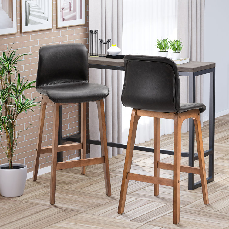 Wayfair kitchen store stools with backs